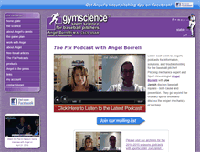 Tablet Screenshot of gymscience.com